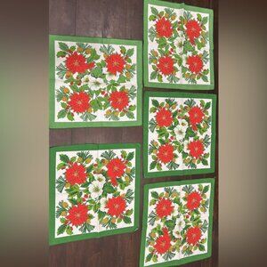 Vintage Christmas napkins